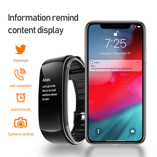 Odyssey C5S Smart Bracelet HD Color Screen Brightness Adjustment Bluetooth Sports Bracelet Men & Women
