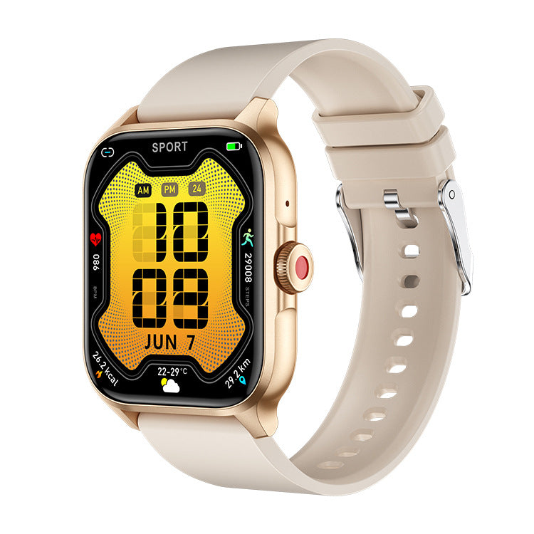 Odyssey QX15 smart watch Bluetooth call HD screen rotating button heart rate blood oxygen waterproof sports - Women