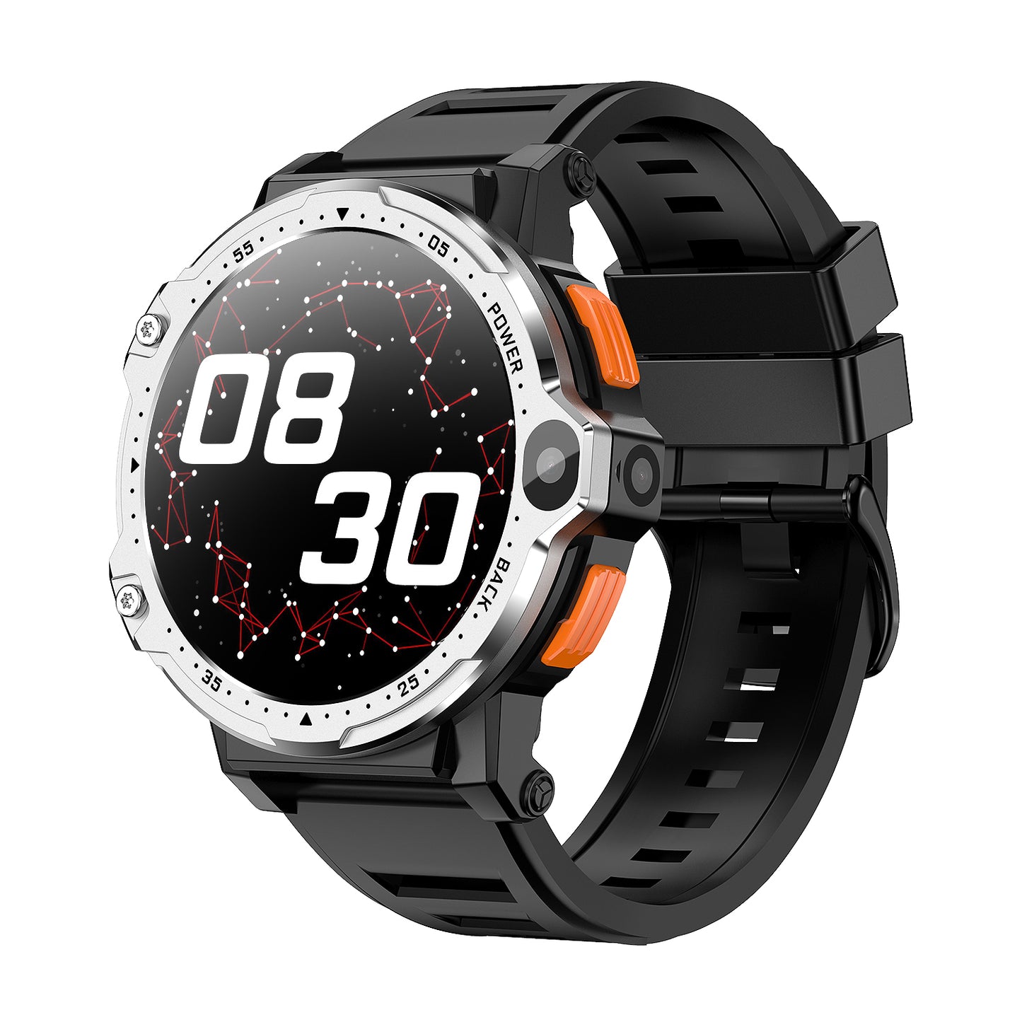 Odyssey AP46 Smart Watch Dual Camera 4G Plug in Card WIFI Internet Heart Rate Blood Pressure Blood Oxygen Monitoring