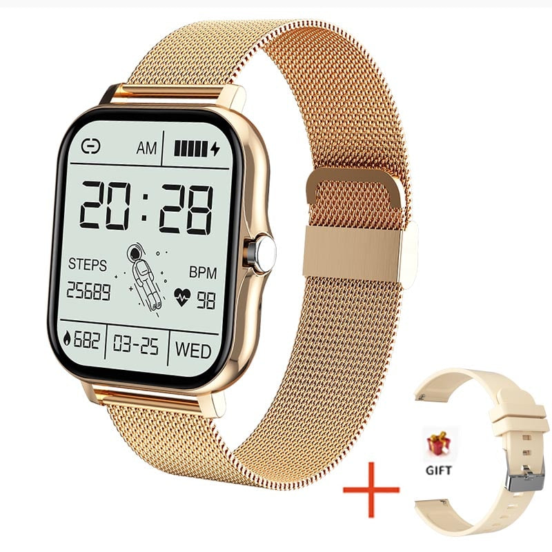 Odyssey Women Smart watch 1.69" Color Screen Full touch Fitness Tracker Bluetooth Call Smart Clock Ladies Smart Watch Women