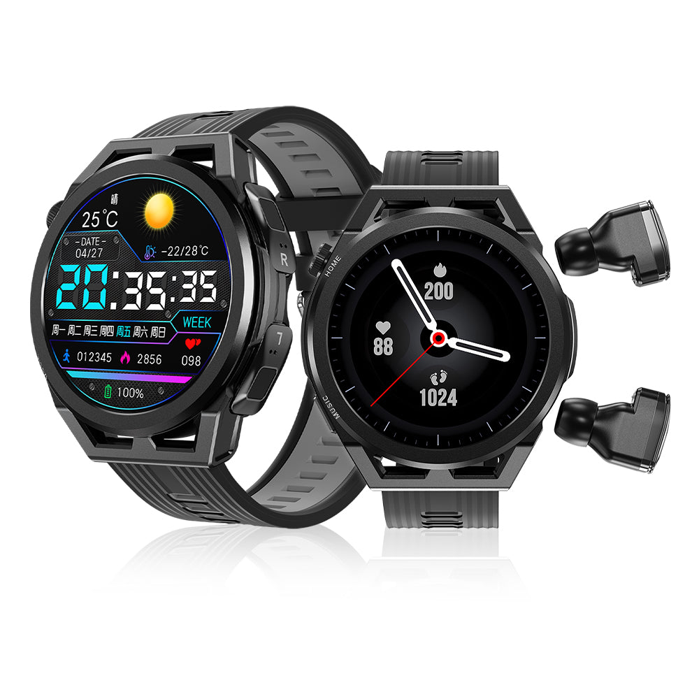 Odyssey X10 smart watch ,heart rate and blood pressure health monitoring ,with earphones