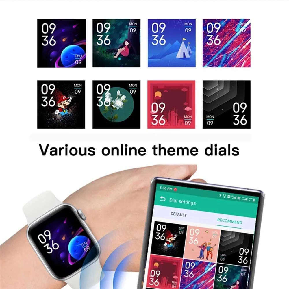 Odyssey New Original T500 Smart Watch Activity Tracking Bracelets Health heart rate and blood pressure monitoring bracelet PK X7 V8 T900 - Women