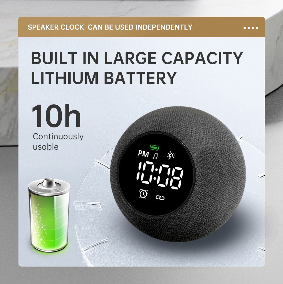 Odyssey Six in one mobile phone watch headphones wireless charging clock alarm Bluetooth speaker night light