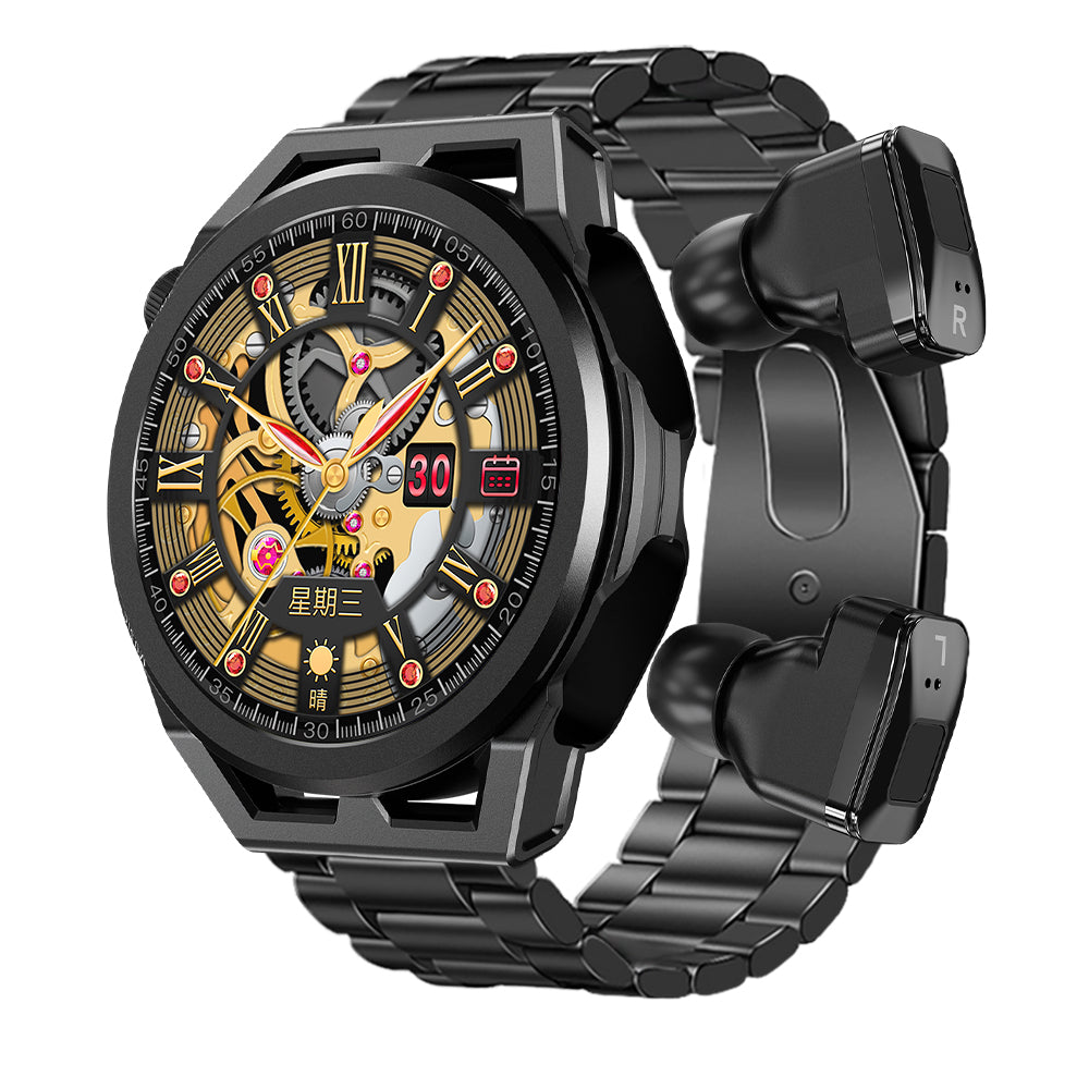 Odyssey X10 smart watch ,heart rate and blood pressure health monitoring ,with earphones