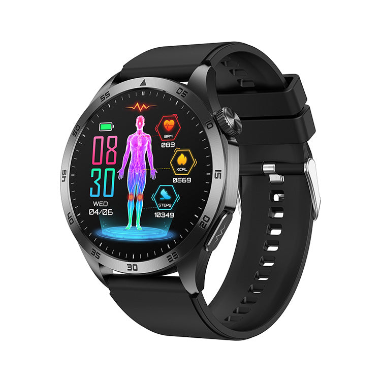 Odyssey ET485 smart watch ECG electrocardiogram Bluetooth call AMOLED micro physical examination emotional function