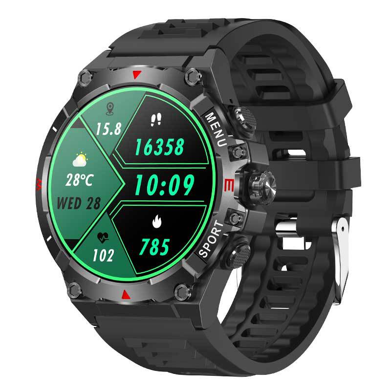 Odyssey TG02 Outdoor Smart Watch GPS Positioning Altitude Pressure Compass Heart Rate Bluetooth Call Sports Watch