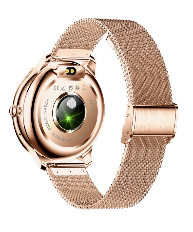 Odyssey V33 Lady Smartwatch 1.09 inch Full Screen Thermometer Heart Rate Sleep Monitor Women Smart Watch