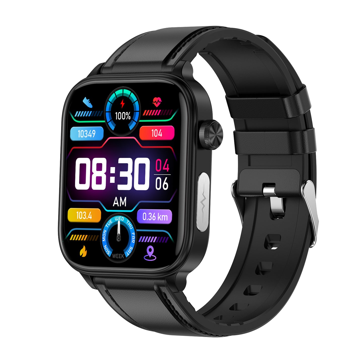 Odyssey ET570 Smart Watch with Bluetooth Call, ECG Function, Non-invasive Blood Glucose, and True Blood Oxygen Monitoring - Women