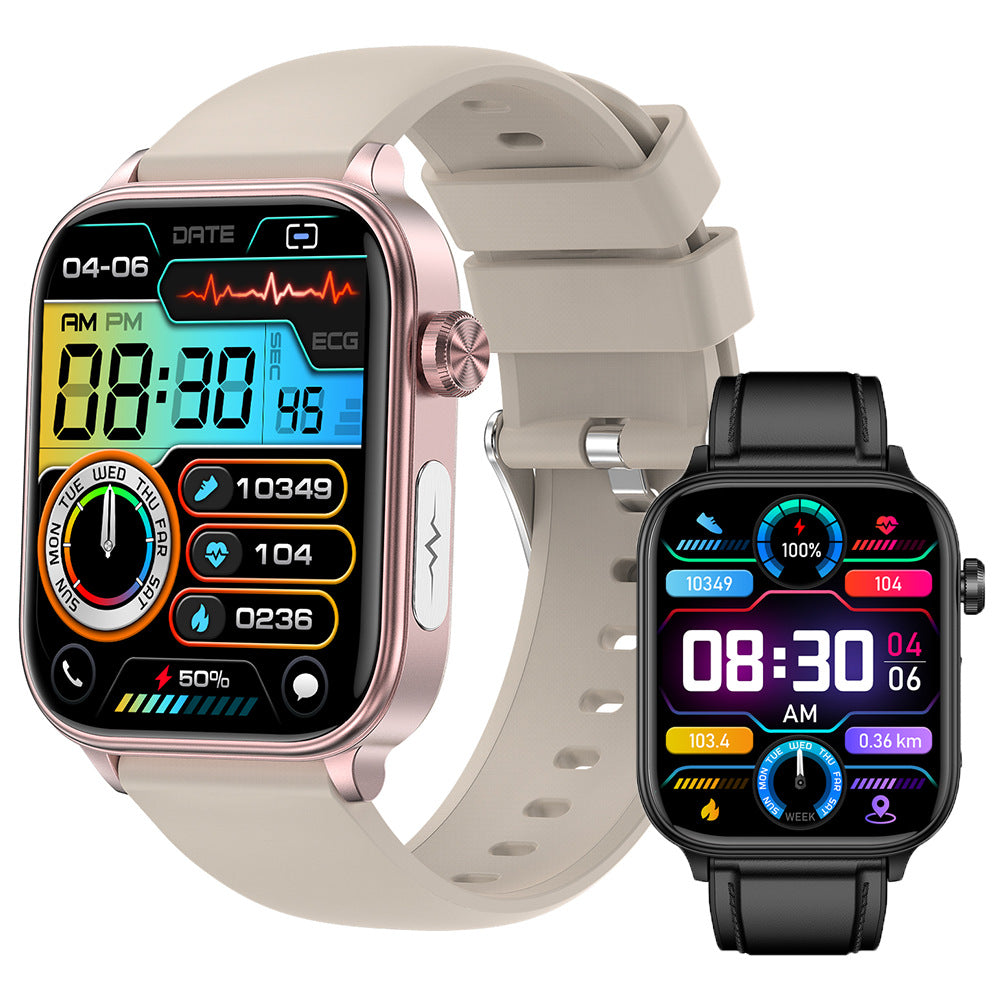 Odyssey ET570 Smart Watch with Bluetooth Call, ECG Function, Non-invasive Blood Glucose, and True Blood Oxygen Monitoring - Women