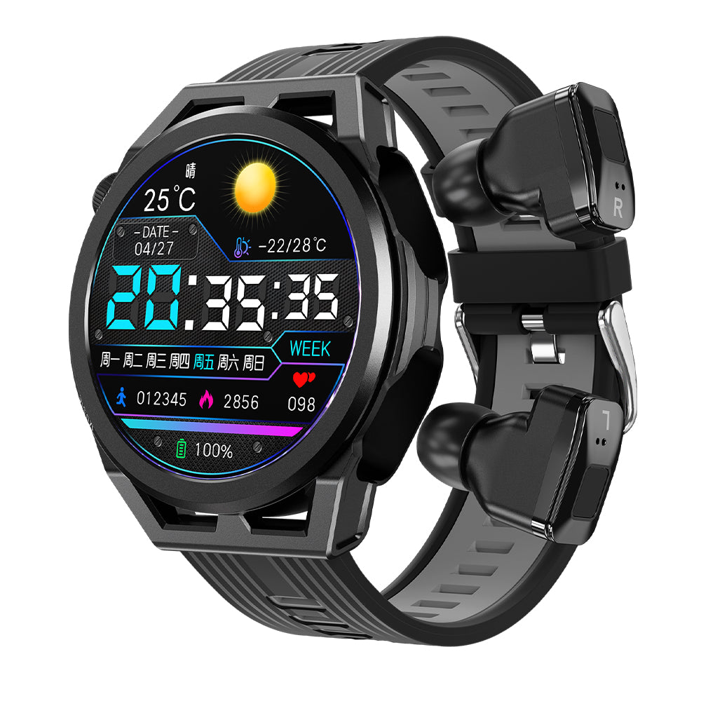 Odyssey X10 smart watch ,heart rate and blood pressure health monitoring ,with earphones