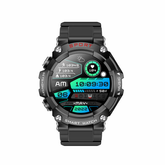 Odyssey T96 Smart Watch TWS 2 in 1 Bluetooth HD Call Recording Local Playback Health Monitoring