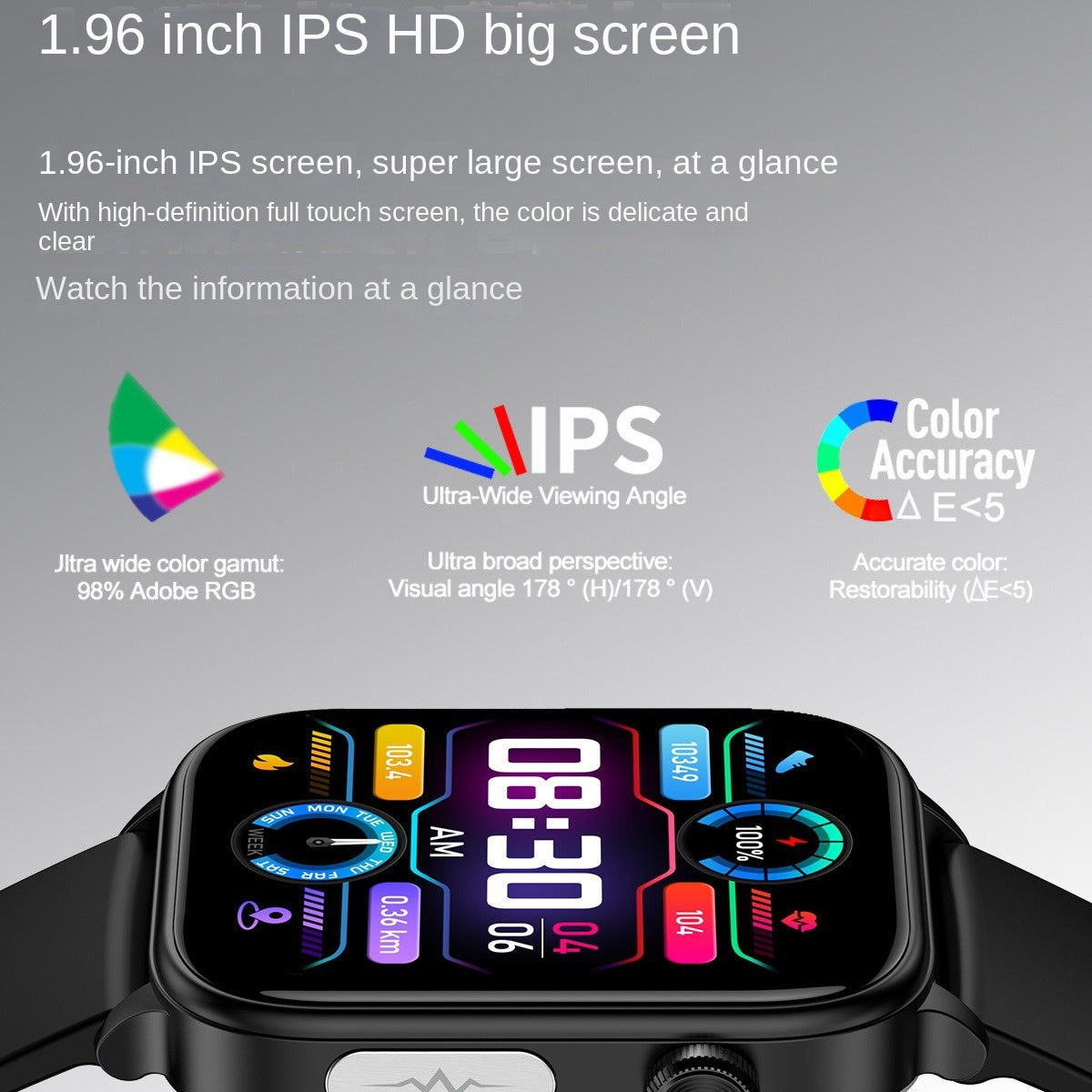 Odyssey ET570 Smart Watch with Bluetooth Call, ECG Function, Non-invasive Blood Glucose, and True Blood Oxygen Monitoring - Women